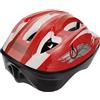 Abaodam Casco Protettivo per Ragazzo Ragazza per Roller e Bicicletta, Leggero in Plastica, Design alla Moda, Colore Rosso, Adatto per Corsa e Pattinaggio, Facile da Trasportare