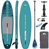 CampSup Aqua Marina Beast 10'6 Carbon Paddle - Tavola gonfiabile per principianti - Stand Up Paddle Board Set completo - Limited Edition Blu