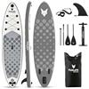 Fuxtec Tavola Stand Up Paddle Board Gonfiabile - SUP Board 320 x 81 x 15 cm con 3 Pinne - sopporta Fino a 150 kg - Incluso Zaino, Kit Riparazione e Pompa