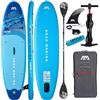 CampSup Aqua Marina Vapor Aqua Splash Dual-tech Paddle 2 in 1 2026 - Tavola gonfiabile multiuso SUP per principianti - Kit completo - Edizione limitata - Blu