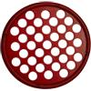 LOVIVER Rete per Esercizi per Le Mani, Impugnatura Rinforzata, Diametro 17,8 cm, Rotonda, Rete per Allenamento di Potenza, Rete per Resistenza al Polso, per, Rosso