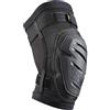 IXS Hack Race, Ginocchiere MTB/E-Bike/Cycle Unisex-Adulto, Nero, L