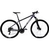 CLOOT Mountain bike 29 XR Trail 900 24 velocità Shimano Tourney - MTB alluminio 6061 + sospensione 100 mm + freni idraulici + ruote 29 XR Trail 900 (Grigio, Taglia M 167-179 cm)