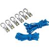 Lljsszr Tenditore per Corda con Fibbia Retrattile, Rullo Tendicorda per Corda Paracord, Attrezzatura per Esterni, Picnic, Strumento di Regolazione della Fibbi