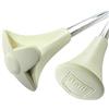 Belti Bastone da Majorette per Twirling (Bianco, 61cm)