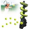 Generic Lanciatore portatile per palline da tennis con sistema automatico intelligente per principianti e scuole