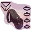 YZWDQYHDYS Gabbia Fitness a Nido d'Ape, Accessori per Il Fitness con 4 Anelli ad Arco e 1 Cintura Regolabile, Gabbia Speciale Leggera e Traspirante -A61IT