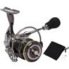 HOKAYOBEXU Mulinello da pesca spinning SG2500S, ruota da baitcasting leggera ad alta velocità 9+1BB, ruota da pesca in lega di alluminio con distanziatori in lana premium per pesca in mare,
