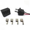 Gettimore Silverfish - Connettore elettrico per scatola batteria bici, molla base di collegamento per scatola batteria, accessori di ricambio per bici