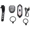 Roxvue Indicatori di Direzione per Bici Indicatore di Direzione per Bicicletta LED Luce Posteriore Posteriore per Bicicletta Ricaricabile USB