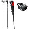 Leki Carbon 12 3D black-dark anthracite-neonyellow 110 cm