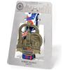 Qthrone Medagliere da tavolo personalizzato di Maratona di Londra - Porta medaglie Running in acciaio inossidabile di alta qualità con incisione laser - Personalized Medal holder Marathon Runner Gift