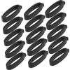 Happyyami Anello in Silicone Nero da 40mm, Set 20 Pezzi | Antiscivolo e Resistente alla Rottura, Comodo da Portare, per Anelli Gadget e Cinturini