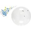 GYMNIC Jinglin' Ball Palla sonora trasparente Ø 50 cm con campanellini interni, strumento terapeutico e ludico per sviluppare percezione, coordinazione e movimento