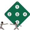 Jubepk Fencing Target Practice, Fencing Training Equipment, 12.99x12.99 In, Skill Improvement Tool, Auxiliary Practice Equip, Child Fencer Gear for Adult Fencers (Multicolor)