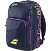 Babolat Pure Aero Rafa - Zaino da tennis (blu scuro/giallo/rosa), Blu marino scuro, Taglia unica, Zaino