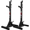 K-Sport: Supporto Bilanciere caricabile fino 250 kg I k-sport supporto bilanciere I rack per squat fino a 250 kg I supporto per pesi regolabile I attrezzatura per palestra a casa I porta bilanciere