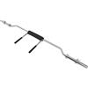 GORILLA SPORTS® Safety Squat Bar - 50mm, con Imbottitura per il Collo, Manici in Gomma, 220cm, Carico Massimo 280kg, Cromato - Bar di Sicurezza, Bilanciere Olimpico, per Sollevamento Pesi, Fitness