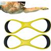 Generic Fulcrum Pinna per avambraccio, 8 guanti correttivi a gomito alto, guanti palmati, aiuto per l'allenamento, 8 parole, attrezzatura per nuoto, freestyle per uomini, donne e bambini