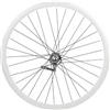 Santafixie Ruota Posteriore Santafixie 700C 30 mm - Freno Contropedale - Pignone 16 Denti - Alluminio - Profilo Medio (Bianco)