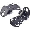 Generico Pedane per bici,Pedane per bici | Pedali posteriori con slot a U per elettrica da 2 pezzi - Pioli per bicicletta stabili e resistenti all'usura per elettrica, moto, bicicletta pieghevole