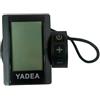 Generic Display LCD per bici elettrica LD-W750, schermo impermeabile a 5 pin per manubrio da 22,2 mm, tachimetro cruscotto compatibile con controller Yadea