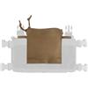 Peminkoo Piccola Borsa Tattica con Passante e Gancio per Cintura per Ferr0 SS HS Plate Carrier Gilet da Caccia Marsupio Marsupio da Softair Marsupio da Petto Marsupio da Trasporto (Khaki)