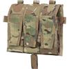 WarmHeartting Portariviste triplo da 5,56 mm, custodia con pannello a strappo, custodia per caricatori MOLLE, porta caricatori, tasca con patta tascabile