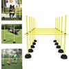 LZQ Set di barre per saltare Agility per esercizi di salto, dribbling e agilità, ideale per sport di club o scuola, giallo