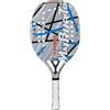Max Beach Tennis MBT Y-POWER, Racchetta Beach Tennis Carbonio e fibra di vetro - Superficie ruvida - Eva High Power - Leggera e Bilanciata - Profilo 21 mm