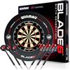 Winmau Blade 6 - Bersaglio professionale classico per freccette con surround e 2 set di freccette