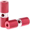 Inzopo Multifunzionale In Lega di Alluminio Ciclismo MTB BMX Assale Anteriore Pedane Cilindro rosso comme décrit