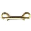 HTD - Moschettone doppio in bronzo marino, lunghezza 90 mm