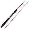 QOXEZY Canna da pesca in fibra di vetro - 1 metro/3,28 piedi, 106,5 grammi, canna da pesca in mare a due sezioni, disponibile in due colori (verde)