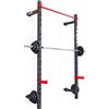 K-Sport: Rack da parete - Supporto per squat con barra di trazione per montaggio a parete fino a 225 kg I Supporto per squat con trazione I Stazione di sollevamento pesi ideale per la casa I Made in