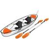 OndaViva Kayak-Canoa Trasparente - OndaViva: Si Vede Tutto, Proprio Tutto | 2 Sedili | 2 Pagaie | 2 Airbag | 3.39m, 28kg | Ideale per Avventure Acquatiche e Tour Panoramici | Resistente e Performante