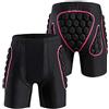 Irfora Pantaloncini Imbottiti per La Protezione Dell'Anca con Armatura Anca Rosa per Donna - per Lo Snowboard Pattinaggio su Ghiaccio - per La Vita 22,0-30,8 Altezza 160-165 Cm Peso 50-55 kg