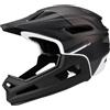 getuse Casco integrale MTB con mentoniera staccabile, regolabile, per ciclismo, skateboard, mountain bike, BMX, 56-62 cm
