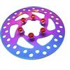 NINHFTDROU Freno a Disco colorato da 120 mm for monopattini elettrici Mercane WIDEWHEEL, Vsett 9, 9+, Zero 8X, 9 - Disco Freno di Ricambio ad Alte Prestazioni