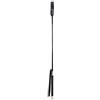 Sympuk - Frusta da cavallo, in pelle, 51/65 cm, frustino per equitazione