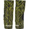 Reusch Supreme Knee Protector Sleeve, Black/Lime Green, L, 3877506