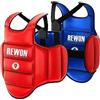 URBANSBEE Corpetto Protettivo Corpetti Taekwondo Torace Petto Guardia Corpo Kickboxing Costola Arti Marziali Protezione Karate(Reversibile) (Red Blue)