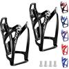 Suruid Porta Borraccia per Bicicletta Bici Portaborraccia MTB Bicicletta Portabottiglie Leggero e Resistente per Ciclismo All'aperto con Viti - Confezione da 2 (Blu)