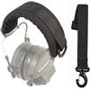 ACEXIER Copertura modulare per Cuffie da Esterno Molle Fascia per Cuffie tattiche Generali Microfono Accessori da Caccia Copertura per Cuffie (Black)