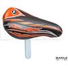 RMS Sella MONTEGRAPPA + Tubo Bici Bimbo/Bambino 12 - 14 Nero/Arancione