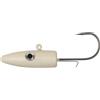 Kinetic Sea Bullet Jighead, 2 pezzi, senza piombo, 40 g, 100 g, con testa di jig per acqua salata (Glow, 80 g)