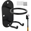 Generico Supporto da parete per mazza da baseball in metallo | Porta mazza da baseball 2 in 1 | Organizer per staffe di stoccaggio per carichi pesanti, attrezzature sportive per bambini, adulti, amanti del bas