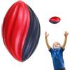 Generico Palla da allenamento per rugby per bambini - Giocattolo a rimbalzo lento con design a da 5 pollici, costruzione leggera e morbida per la pratica sportiva per principianti, materiale d'impatto