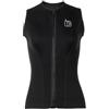 Milageto Muta da Surf da Donna da 3 Mm, Top Ad Asciugatura Rapida, Costume da Bagno Decorativo Senza Maniche, Gilet Sportivo da Sub, S