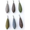 Generico Kit 6 Piombi da Pesca Carpfishing Torpedo Ogiva con Girella Piombo Carp Fishing Carpa Pesca a Fondo Lago Fiume PM Fishing (80gr 6pz)